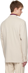 Acne Studios Beige Single-Breasted Blazer