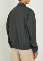 Dolce & Gabbana Logo-appliquéd Wool-blend Jacket Grey
