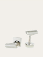 Ferragamo Mens Mother of pearl cufflinks in Silver