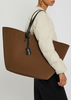 Moncler Very Large Rubberised Tote bag - Brown Dark - One Size