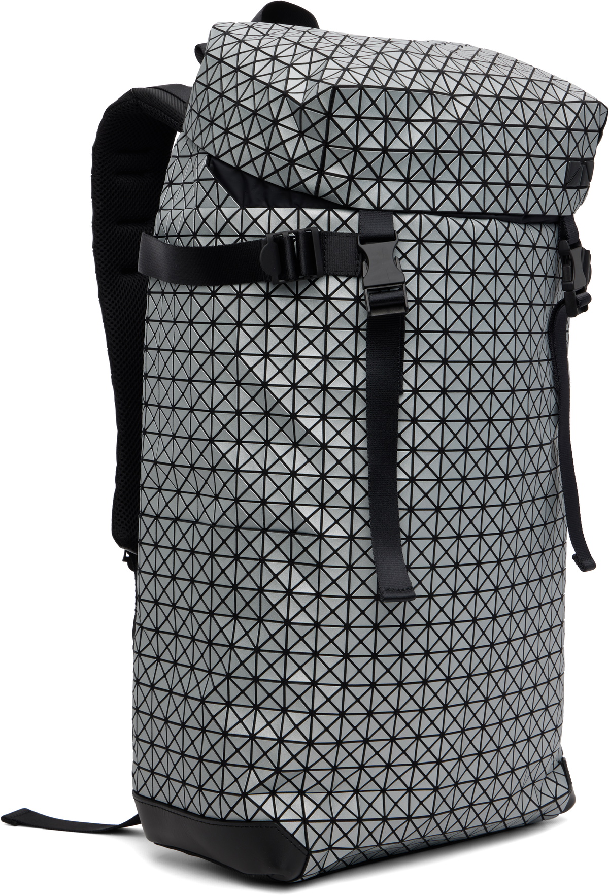 BAO BAO ISSEY MIYAKE Gray Hiker Reflector Backpack Bao Bao Issey