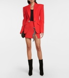 David Koma Embellished virgin wool blazer