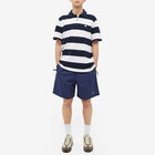 Nike Men's Solo Swoosh Woven Short in Midnight Navy/White