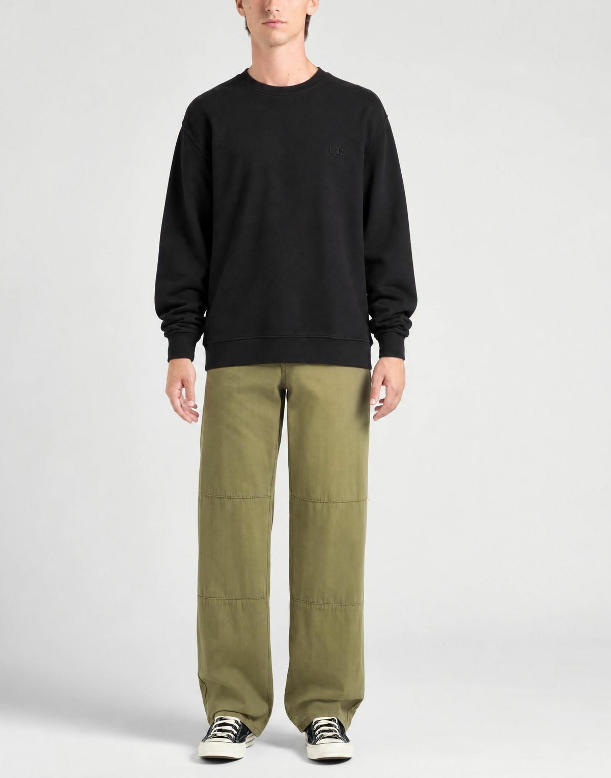 C. p. Company Mens Sweatshirt Midnight in Blue