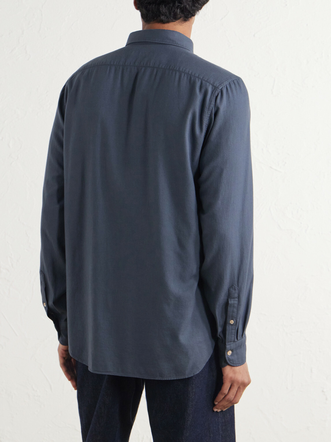 Boglioli - Button-Down Collar Twill Shirt - Gray