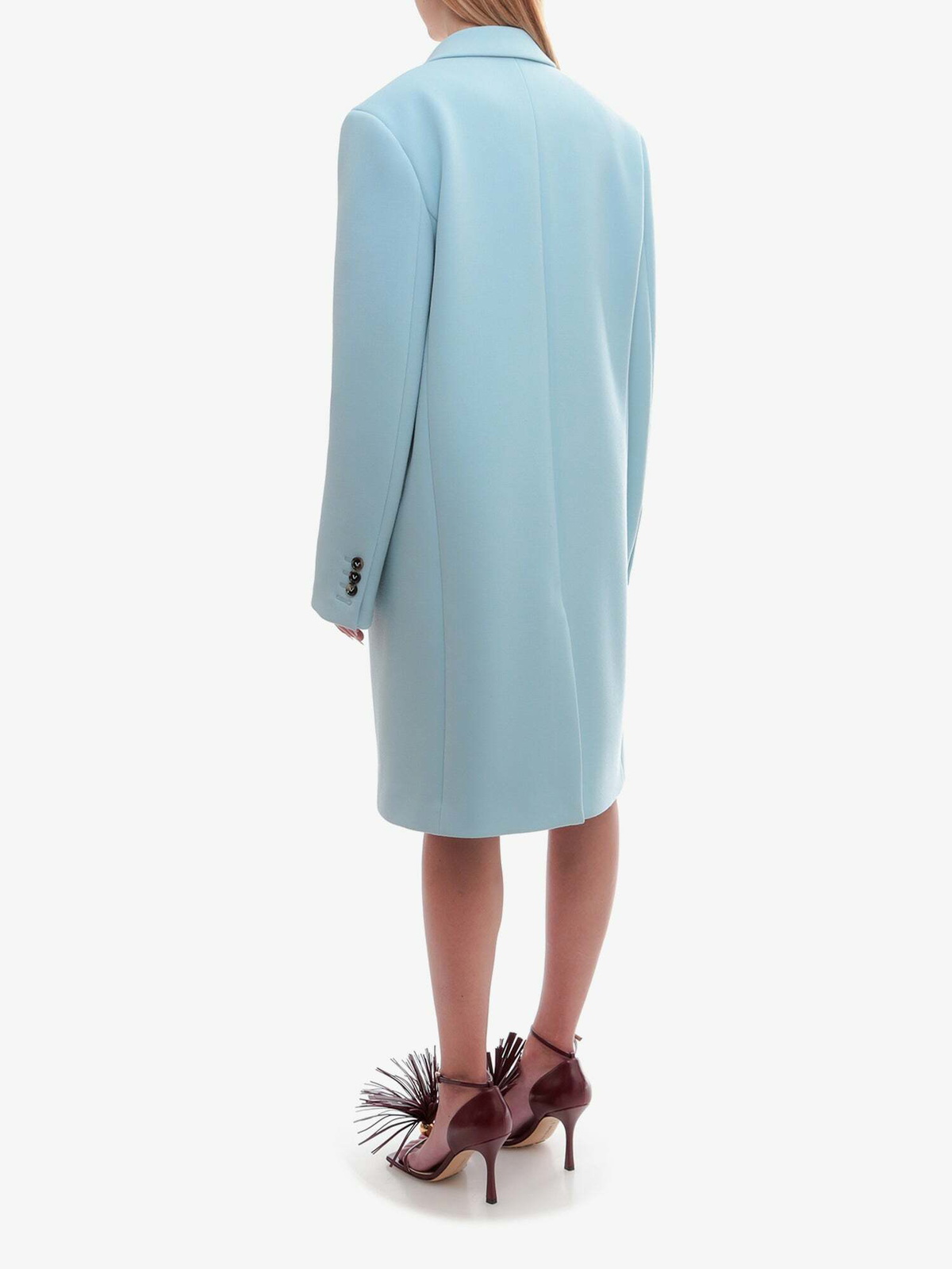 Bottega Veneta Coat Blue Womens Bottega Veneta