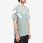 Adidas Men's Cutline T-Shirt in Silver Green