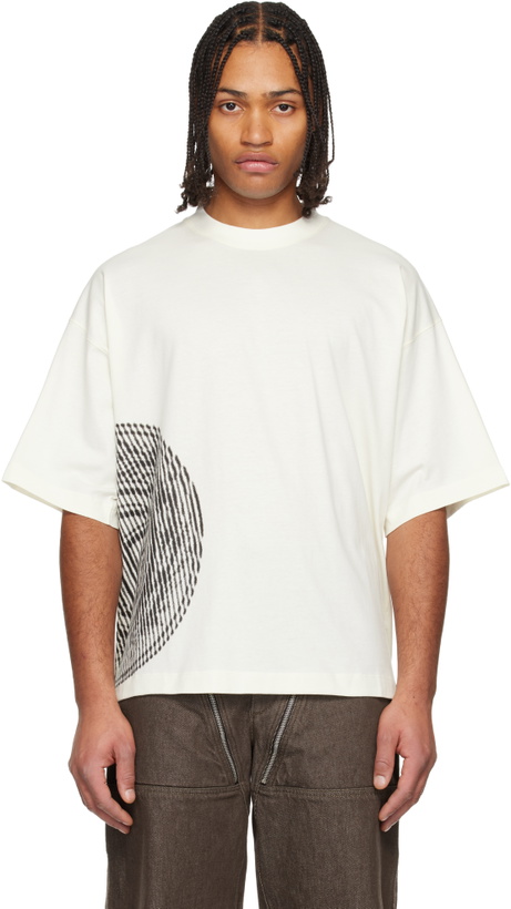 Photo: Jean Paul Gaultier Off-White 'JPG' Laurier Stamp T-shirt