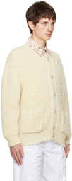 LEMAIRE Off-White Chunky Cardigan