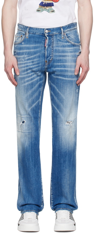 Photo: Dsquared2 Blue Roadie Jeans