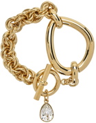 JW Anderson Gold Oversized Chain Link Bracelet