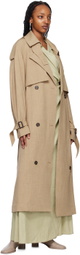 CAMILLA AND MARC Tan Fernando Trench Coat