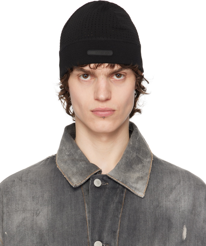Photo: HYEIN SEO Black Logo Beanie