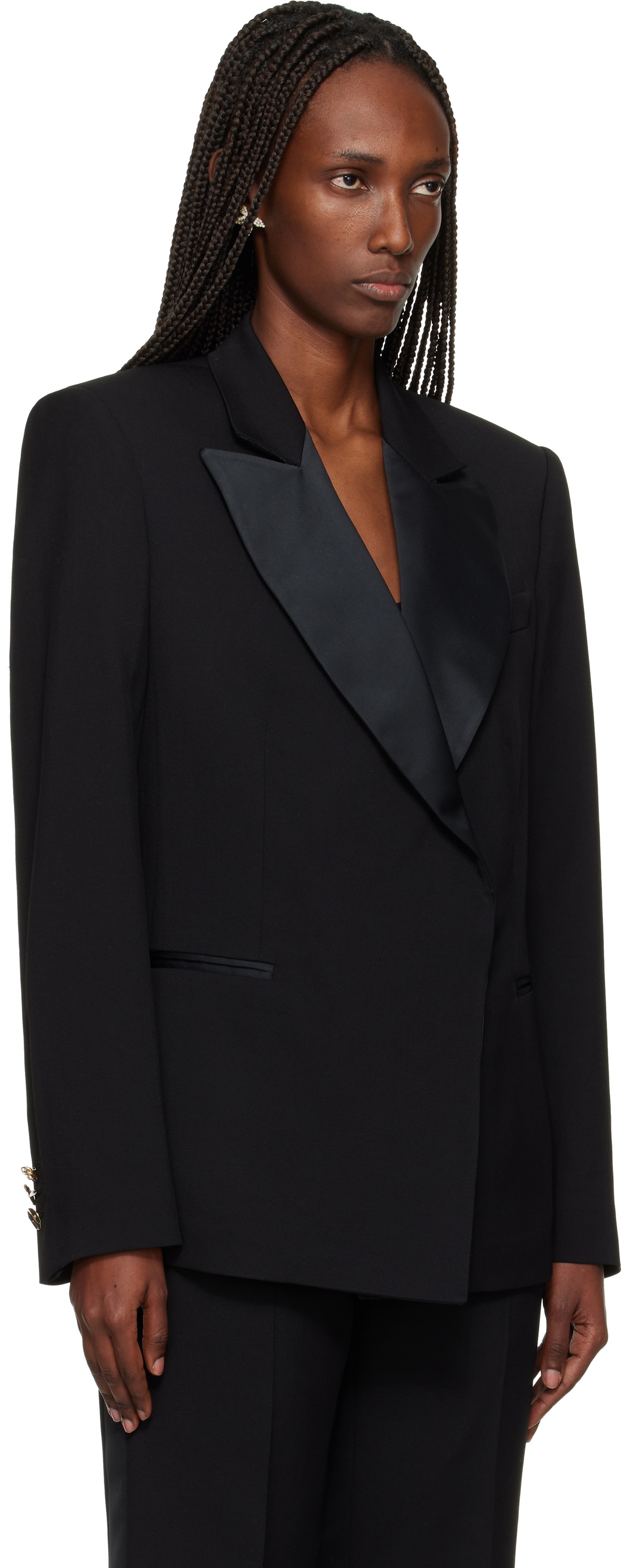 Wales Bonner Black 'The Harmony' Blazer