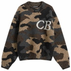 END. x Cole Buxton Cb Logo Knit Sweatshirt in Camo