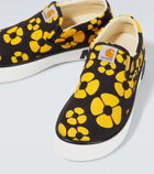 Marni - x Carhartt floral slip-on sneakers