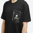 mastermind JAPAN Men's Zip Pocket T-Shirt in Black