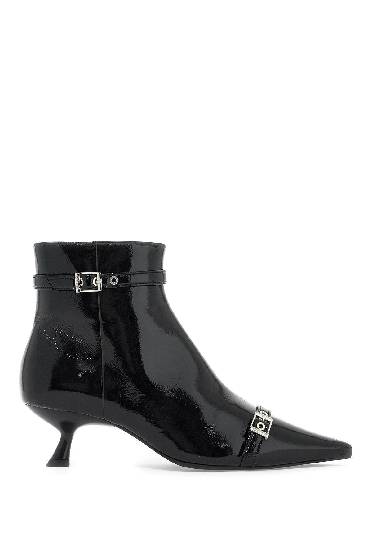 GANNI Black Recycled Rubber Country Boots GANNI