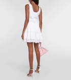 LoveShackFancy Ceronne lace-trimmed cotton minidress
