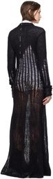 Ann Demeulemeester Black Paiva X-Long Maxi Dress