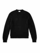 SAINT LAURENT - Slim-Fit Mohair-Blend Sweater - Black