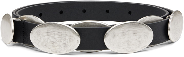Photo: Anderson's Black Slim Nappa Calf Leather Belt