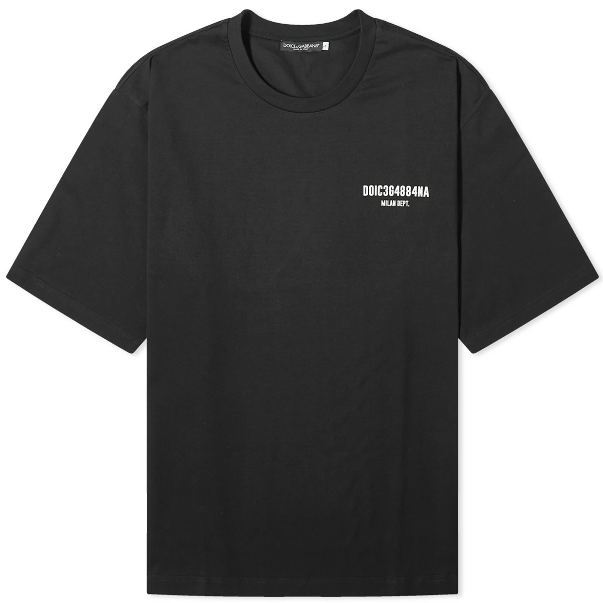 Dolce & Gabbana - Printed Cotton-Jersey T-Shirt - Black Dolce & Gabbana