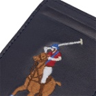 Polo Ralph Lauren Men's Pony Player Mag Safe Card Holder in Navy/Multi Pony