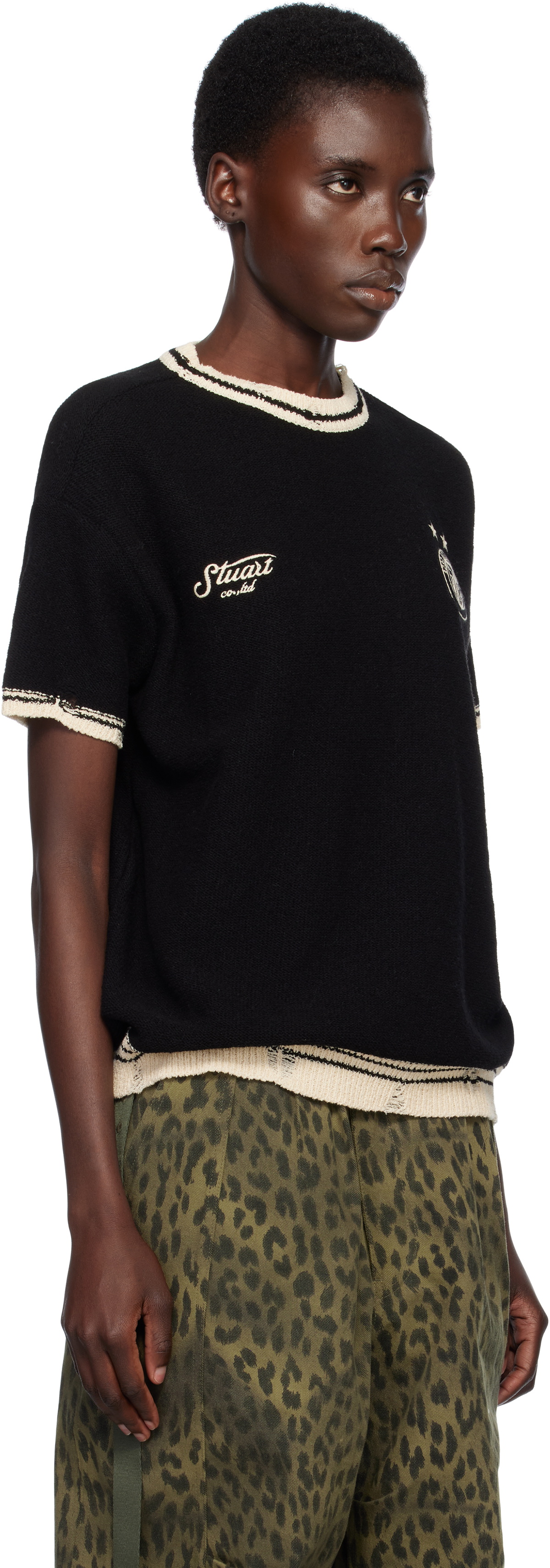 Andersson Bell Black Football Short Sleeve T-shirt