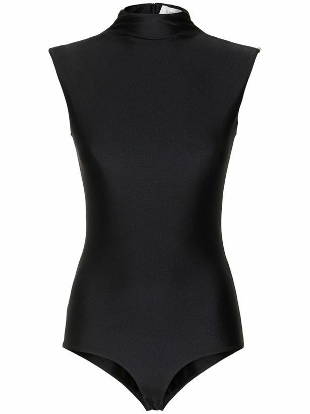 Photo: SPORTMAX Cristin Stretch Tech Cap Sleeve Bodysuit