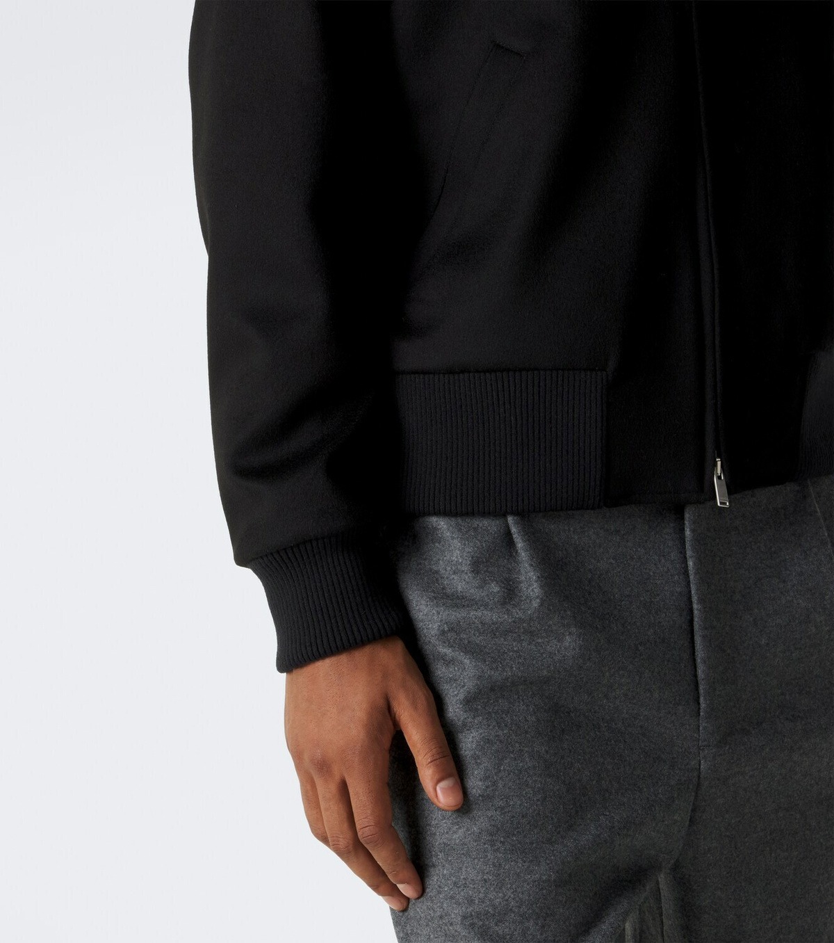 Lardini Virgin wool bomber jacket