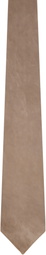 colbo Taupe Leather Tie