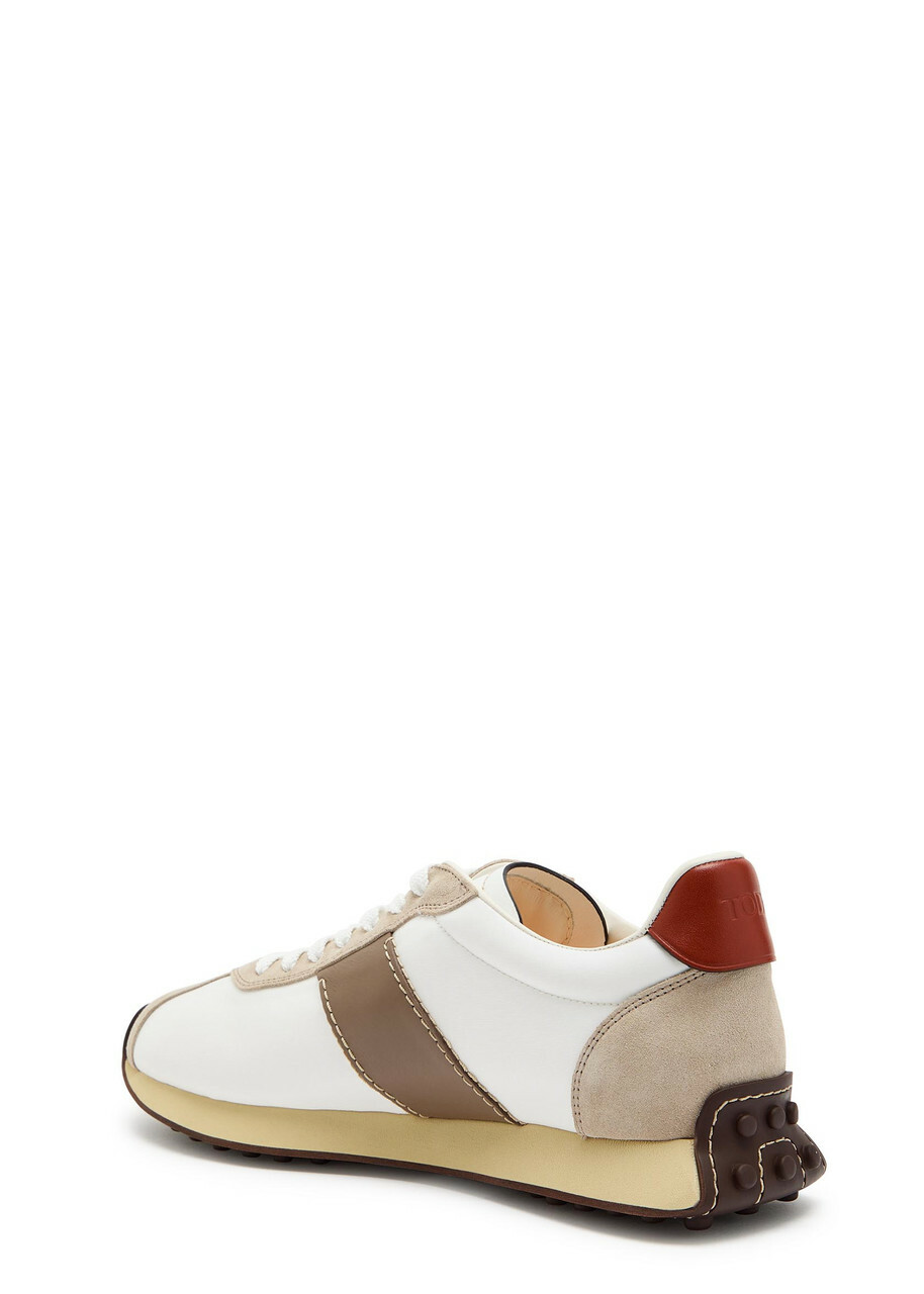 Tods Sportivo Active 26L Panelled Satin-twill Sneakers White