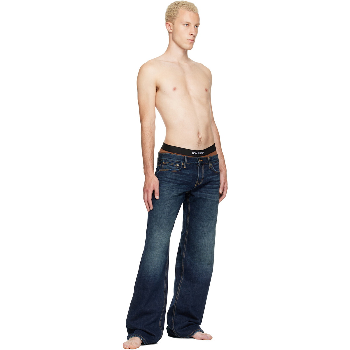 Raimundo Langlois Blue Bootcut Jeans