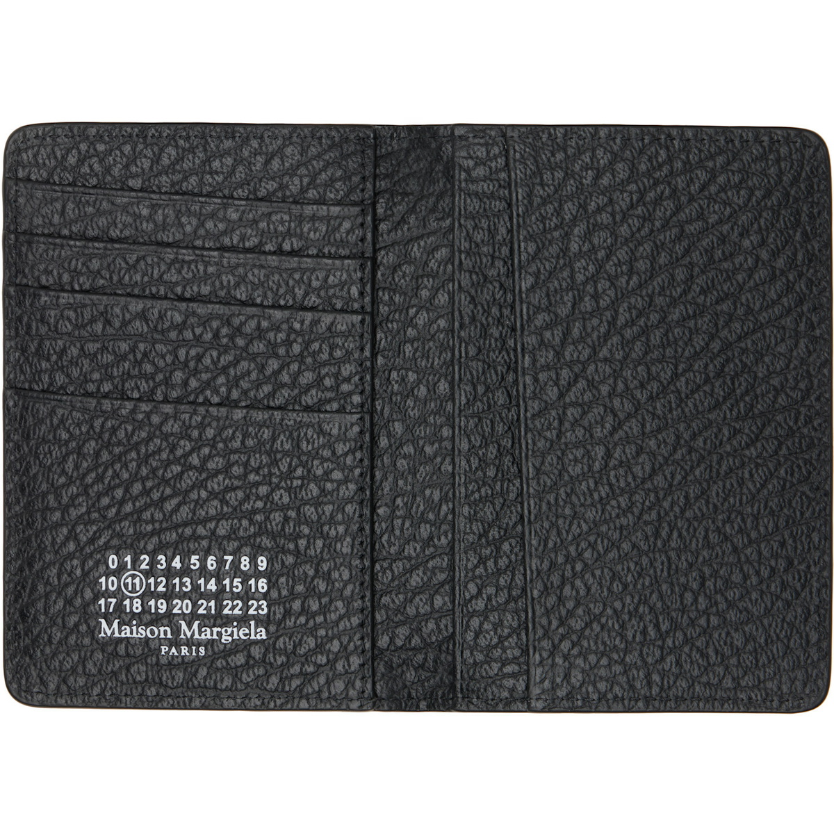 Maison Margiela Black Four Stitches Card Holder