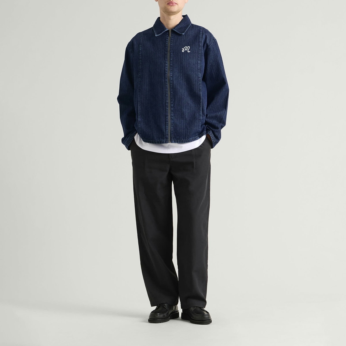 Malbon Men's Foreman Jacket in Blueberry