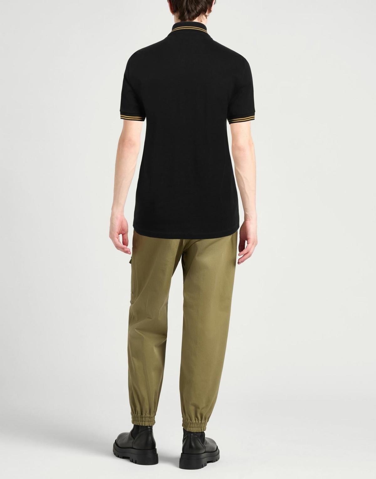 Versace Mens Polo shirt in Black
