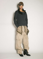 Y/Project Zip-Insert Knit Sweater