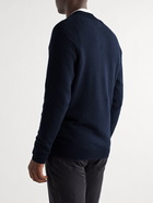 Peter Millar - Slim-Fit Cashmere-Blend Half-Zip Sweater - Blue