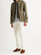 POLO RALPH LAUREN - Paratrooper Camouflage-Print Cotton-Twill Belted Jacket - Green