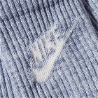 Nike Men's Everyday Plus Cushioned Crew Sock in Cobalt Bliss/Black