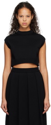 AURALEE Black Crewneck Sweater