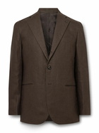 J. Mueser - Waverly Slim-Fit Linen Suit Jacket - Brown