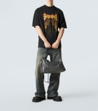 Balenciaga Le City Moto Medium leather shoulder bag