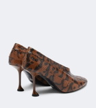 Proenza Schouler Tee snake-effect leather pumps
