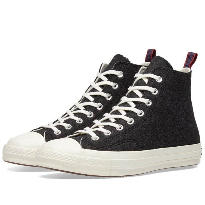 Photo: Converse Chuck Taylor '70 Felt Pack Hi Grey