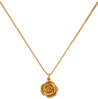 Emanuele Bicocchi Gold Rose Necklace