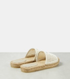 Prada Logo crochet espadrilles