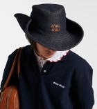 Miu Miu Denim cowboy hat