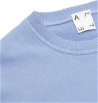 Altea - Loopback Cotton-Jersey Sweatshirt - Blue